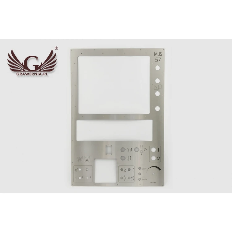 Panel stalowy o wymiarach 650x440mm - grubość: 2mm - PCZ019