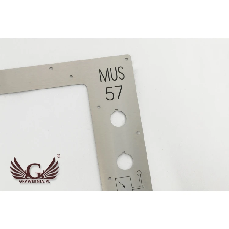 Panel stalowy o wymiarach 650x440mm - grubość: 2mm - PCZ019