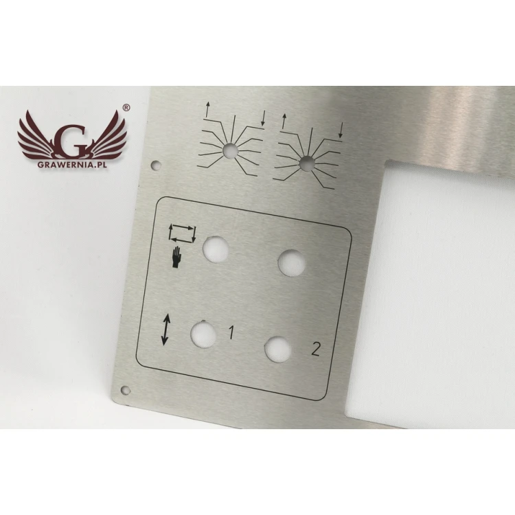 Panel stalowy o wymiarach 650x440mm - grubość: 2mm - PCZ019