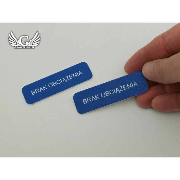 Panele czołowe do maszyn i urządzeń - BLUE - grubość: 1,6mm