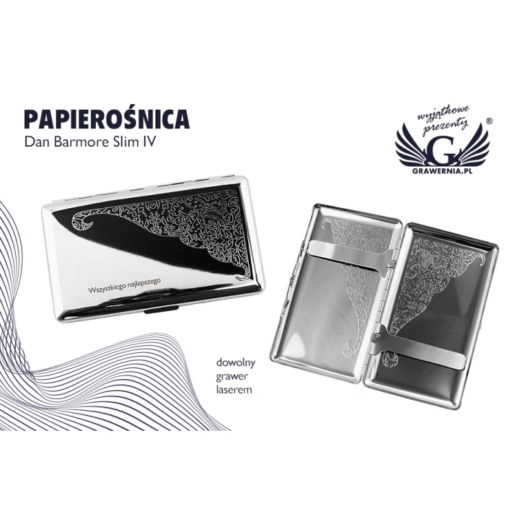 Papierośnica Dan Barmore SLIM IV - PAP004