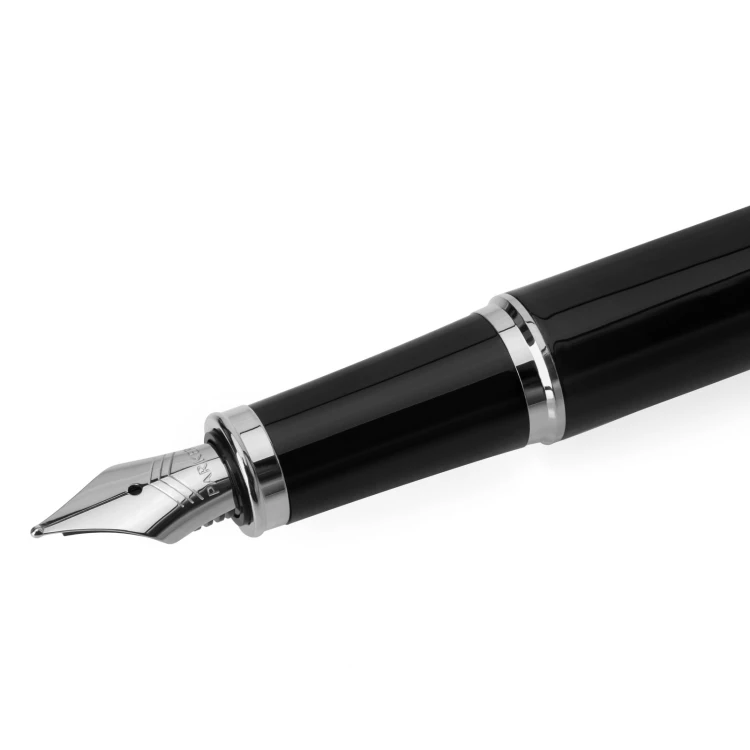 Zestaw Parker IM Czarny CT - pióro wieczne + długopis w opakowaniu Parker z etui - PAR254