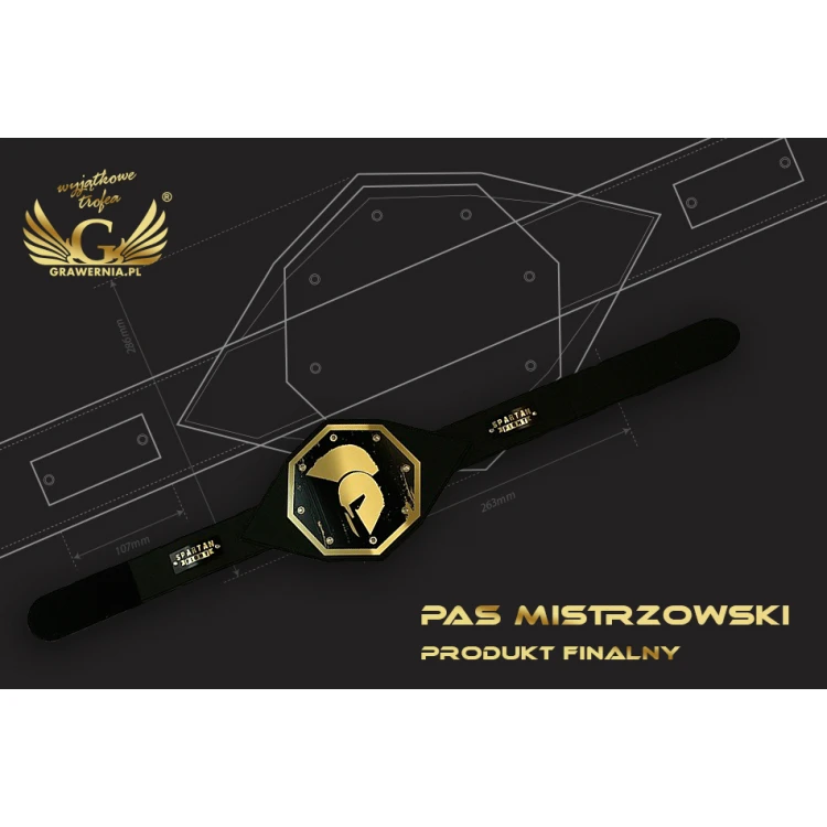 PAS MISTRZOWSKI CHAMPION MMA - P036 (CNC)