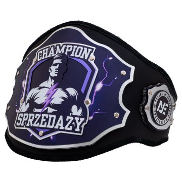 Pas mistrzowski z możliwością personalizacji - wyjątkowy prezent dla sportowca - wym. 132x27,5 cm - P069