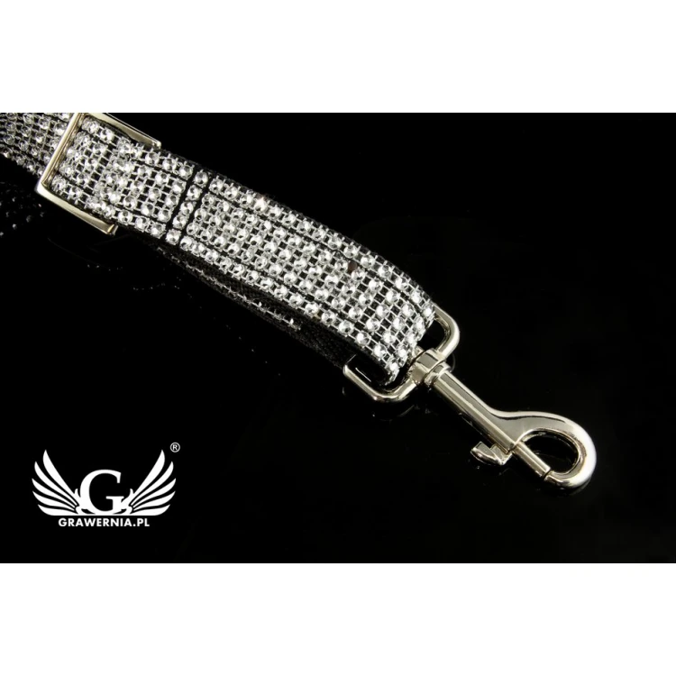 PASEK DO SAKSOFONU czarno-srebrny - model Black Beat - wersja Exclusive - PDS27