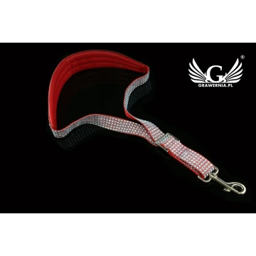 PASEK DO SAKSOFONU czerwono-srebrny - model Sweet Band - wersja Exclusive - PDS28