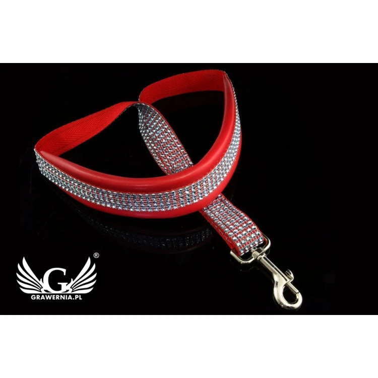 PASEK DO SAKSOFONU czerwono-srebrny - model Sweet Band - wersja Exclusive - PDS28