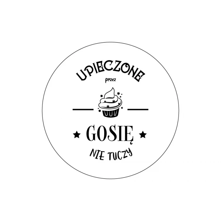 Patera szklana na tort z grawerem - Upieczone nie tuczy - PAT030