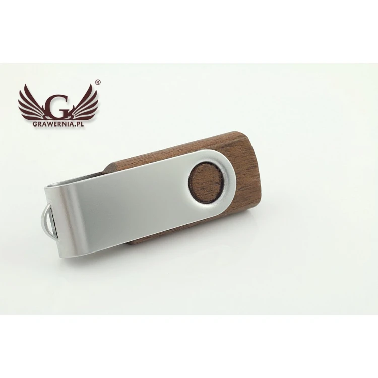 PENDRIVE Twister Walnut 8GB USB 2.0 z Twoim dowolnym logo lub tekstem 