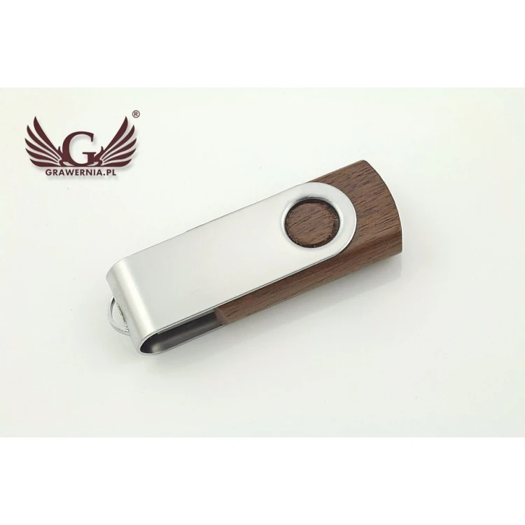 PENDRIVE Twister Walnut 8GB USB 2.0 z Twoim dowolnym logo lub tekstem 
