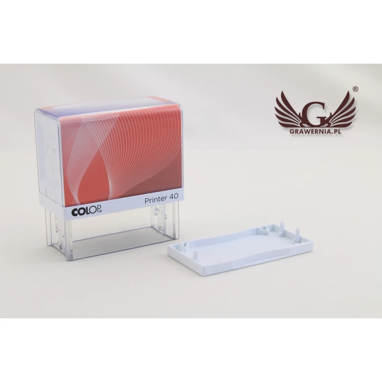 Pieczątka samotuszująca COLOP Printer 40 - wymiar płytki tekstowej: 59 x 23mm