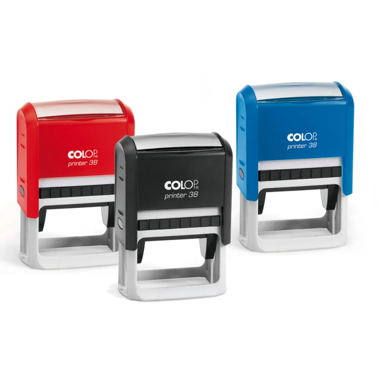 Pieczątka samotuszująca COLOP Printer 38 - wymiar płytki tekstowej: 56x33mm - COL059