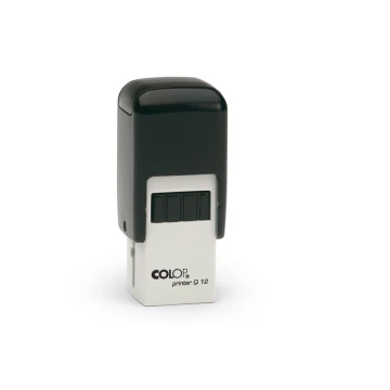 Pieczątka samotuszująca kwadratowa  COLOP Printer Q12 - wymiar płytki tekstowej: 12x12mm - COL065