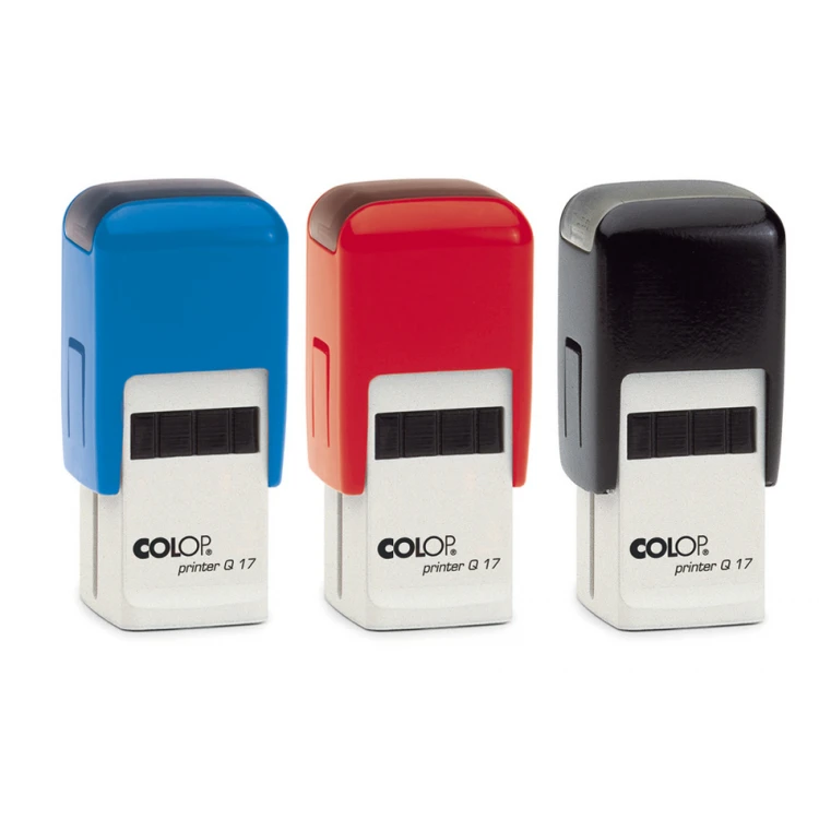 Pieczątka samotuszująca kwadratowa COLOP Printer Q17 - wymiar płytki tekstowej: 17x17mm - COL066