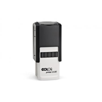 Pieczątka samotuszująca kwadratowa COLOP Printer Q20 - wymiar płytki tekstowej: 20x20mm - COL067