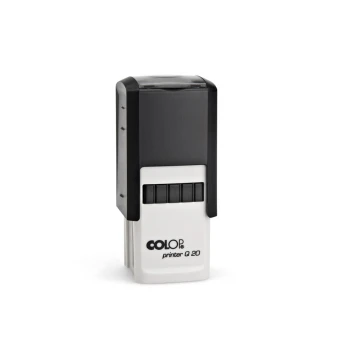 Pieczątka samotuszująca kwadratowa COLOP Printer Q20 - wymiar płytki tekstowej: 20x20mm - COL067