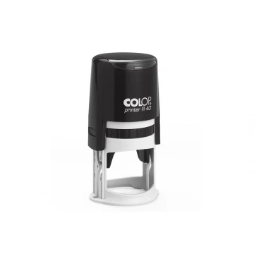 Pieczątka samotuszująca okrągła COLOP Printer R40 - wymiar płytki tekstowej: 40x40mm - COL077