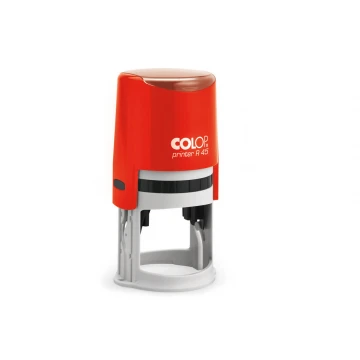 Pieczątka samotuszująca okrągła COLOP Printer R45 - wymiar płytki tekstowej: 45x45mm - COL078