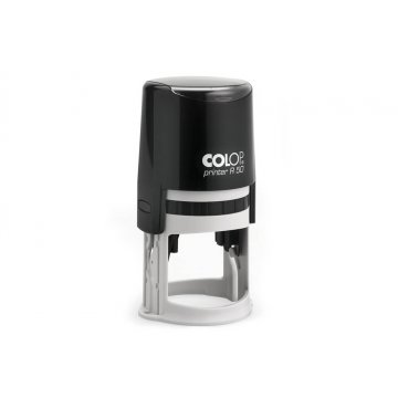 Pieczątka samotuszująca okrągła COLOP Printer R50 - wymiar płytki tekstowej: 50x50mm - COL079