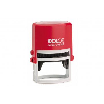 Pieczątka samotuszująca owalna COLOP Printer O55 - wymiar płytki tekstowej: 55x35mm - COL080
