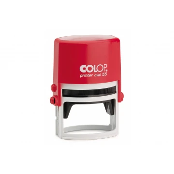Pieczątka samotuszująca owalna COLOP Printer O55 - wymiar płytki tekstowej: 55x35mm - COL080
