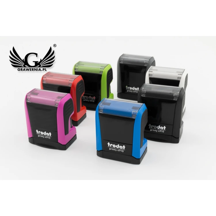 Pieczątka samotuszująca TRODAT Printy 4910 - wymiar płytki tekstowej: 26mm x 9mm