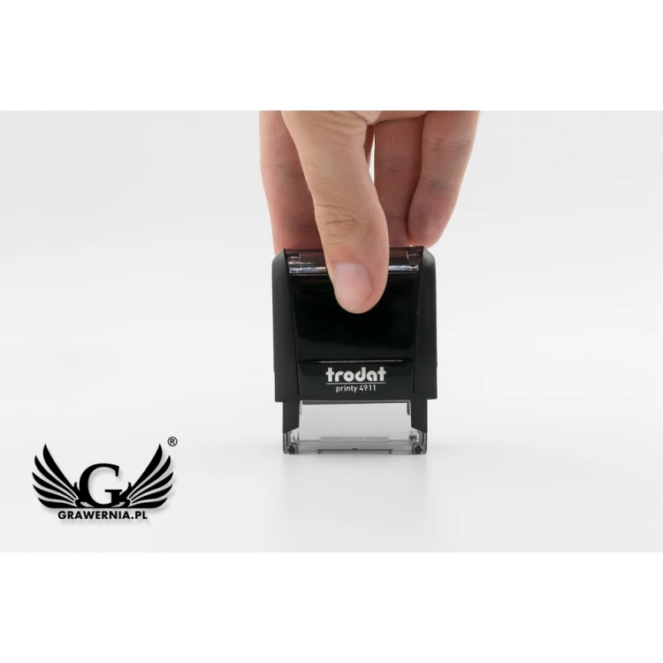 Pieczątka samotuszująca TRODAT Printy 4911 - wymiar płytki tekstowej: 38mm x 14mm