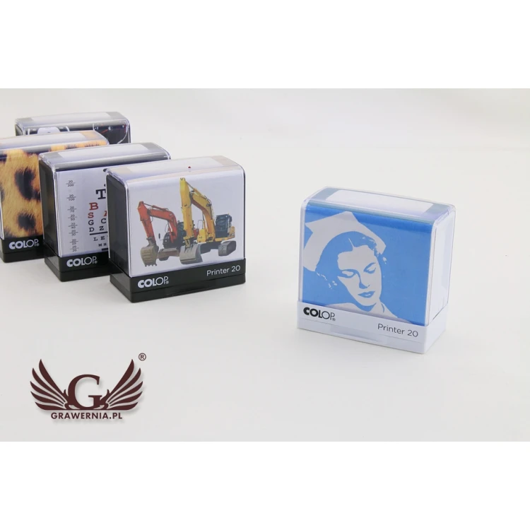 Pieczątka samotuszująca COLOP Printer 20 - wymiar płytki tekstowej: 38 x 14mm