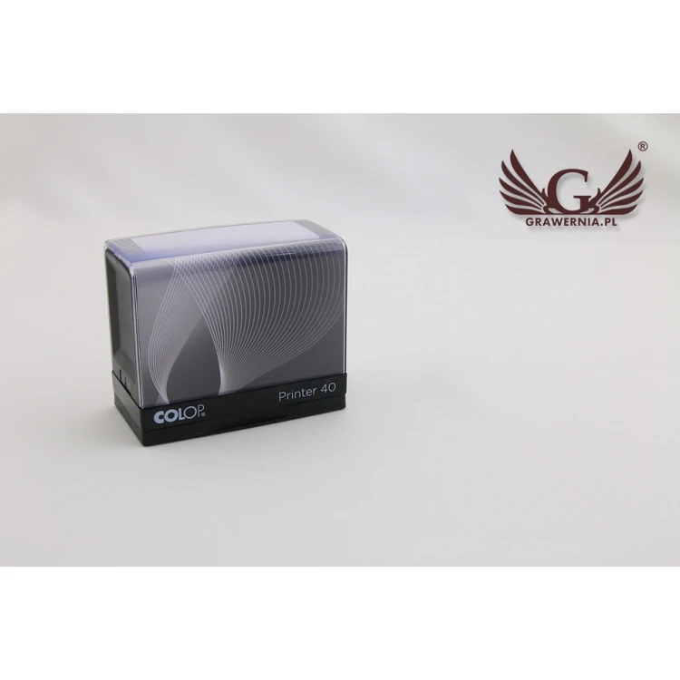 Pieczątka samotuszująca COLOP Printer 40 - wymiar płytki tekstowej: 59 x 23mm