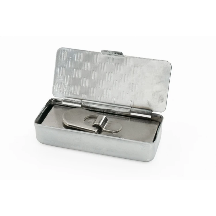 Pieczątka w pudełku metalowym - 1 - wymiar odbicia 15x35mm - PM001