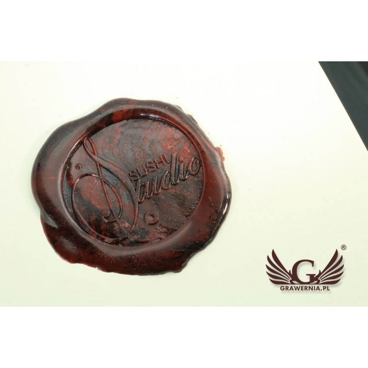 Pieczęć do odbijania w laku - CNC - średnica 38mm
