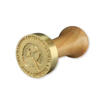 Pieczęć do odbijania w laku - CNC - średnica 38mm, grawer wklęsły