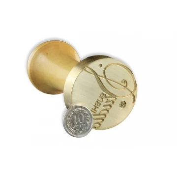 Pieczęć do odbijania w laku - CNC - średnica 38mm