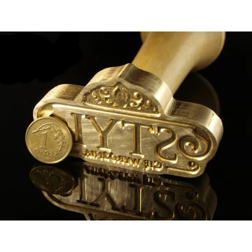 Pieczęć do odbijania w laku - CNC - wymiary: 57x30,57mm