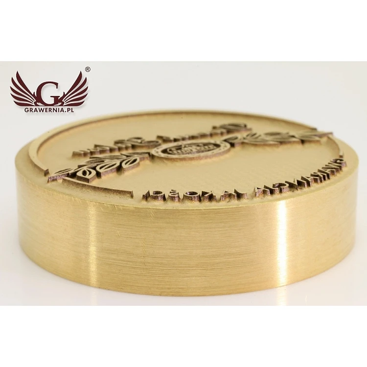 Pieczęć ozdobna do odbijania tuszem - średnica 38mm