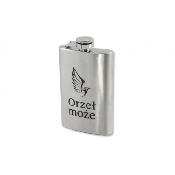 Piersiówka stalowa Glen z grawerem - 120ml 