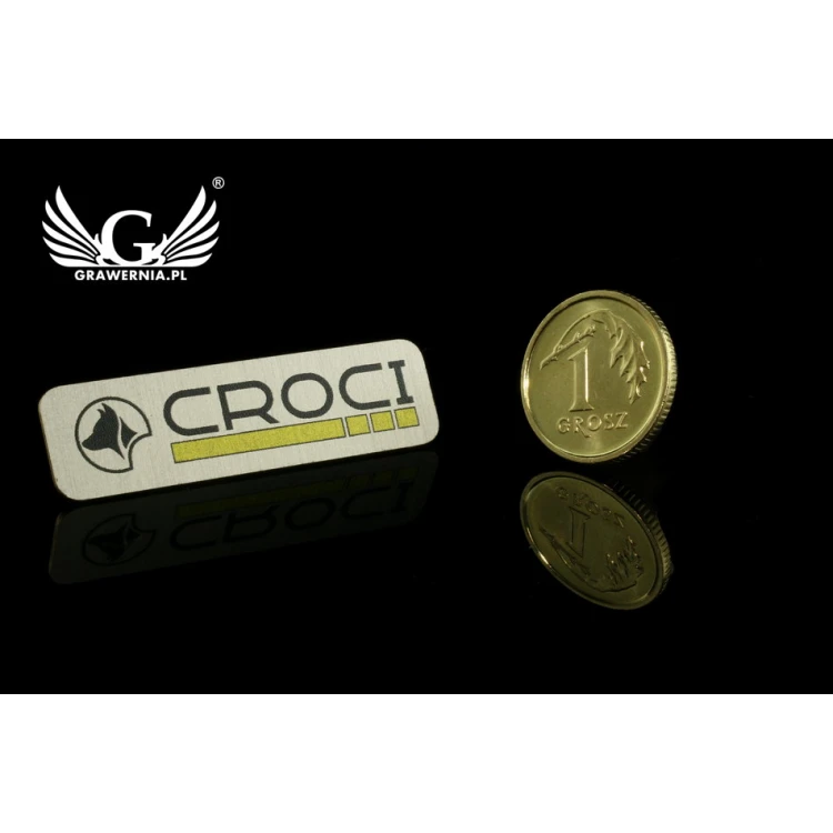 Pinsy metalowe z Twoim logo - kolorowy druk UV - PS014 