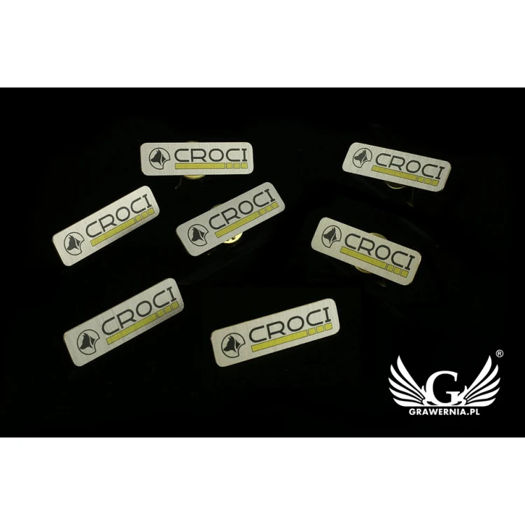 Pinsy metalowe z Twoim logo - kolorowy druk UV - PS014 