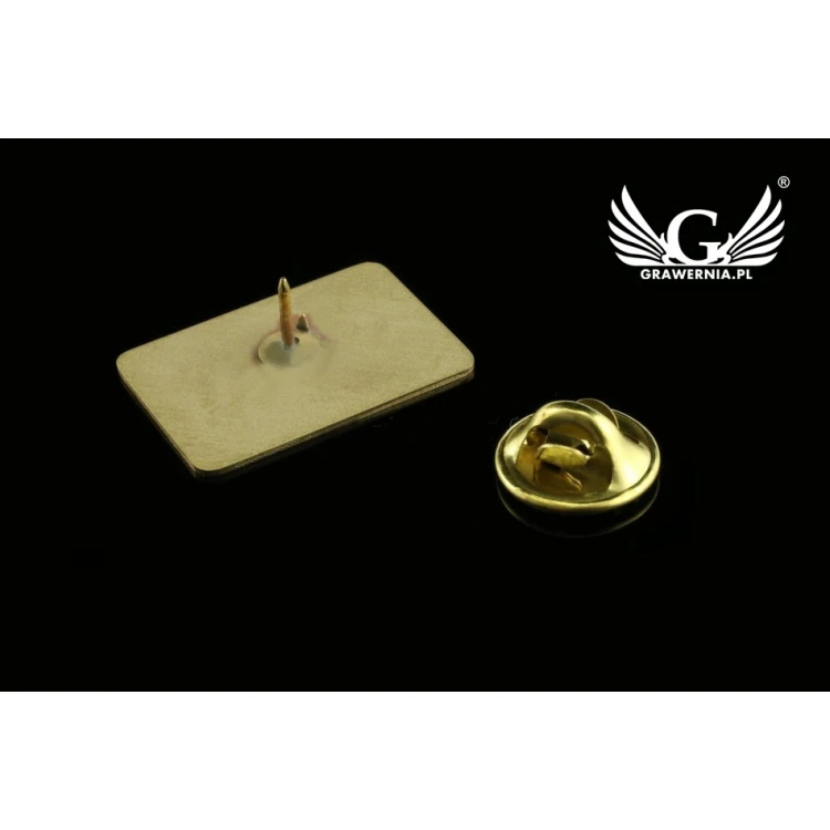 Pinsy metalowe z Twoim logo - wym. 17x24mm - PS015