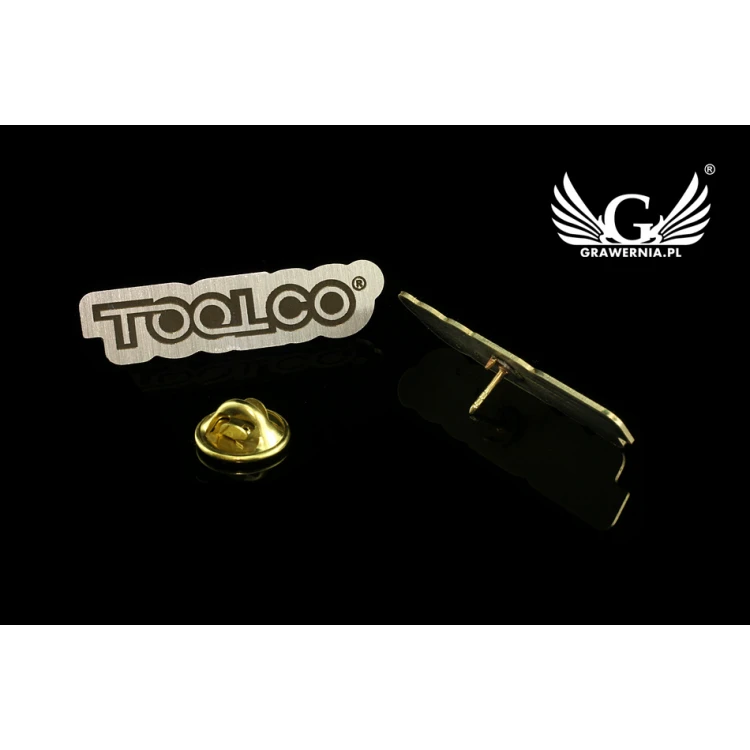 Pinsy metalowe z Twoim logo - wym. 42x10mm - PS017 