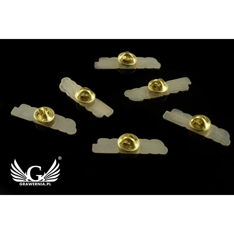 Pinsy metalowe z Twoim logo - wym. 42x10mm - PS017 