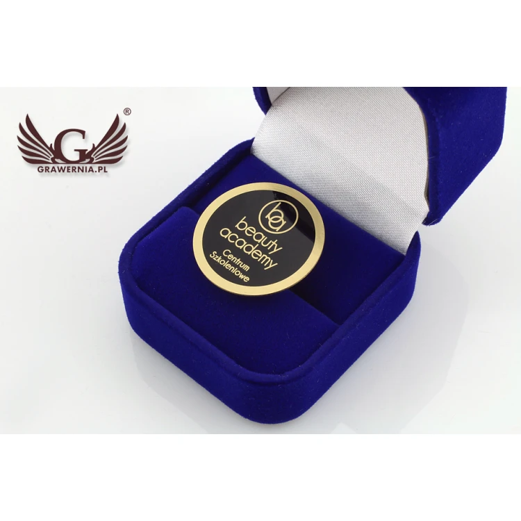 Pinsy metalowe z Twoim logo - średnica: 25mm - PS021