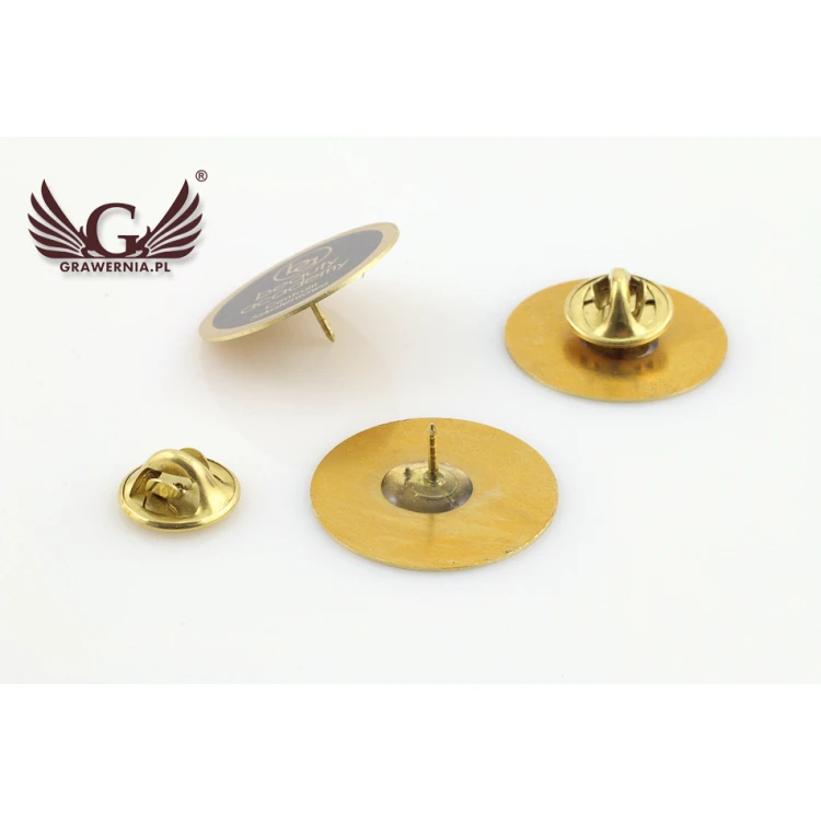 Pinsy metalowe z Twoim logo - średnica: 25mm - PS021