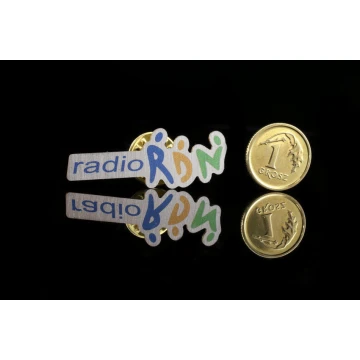 Pinsy metalowe z Twoim logo - kolorowy druk UV - PS014 