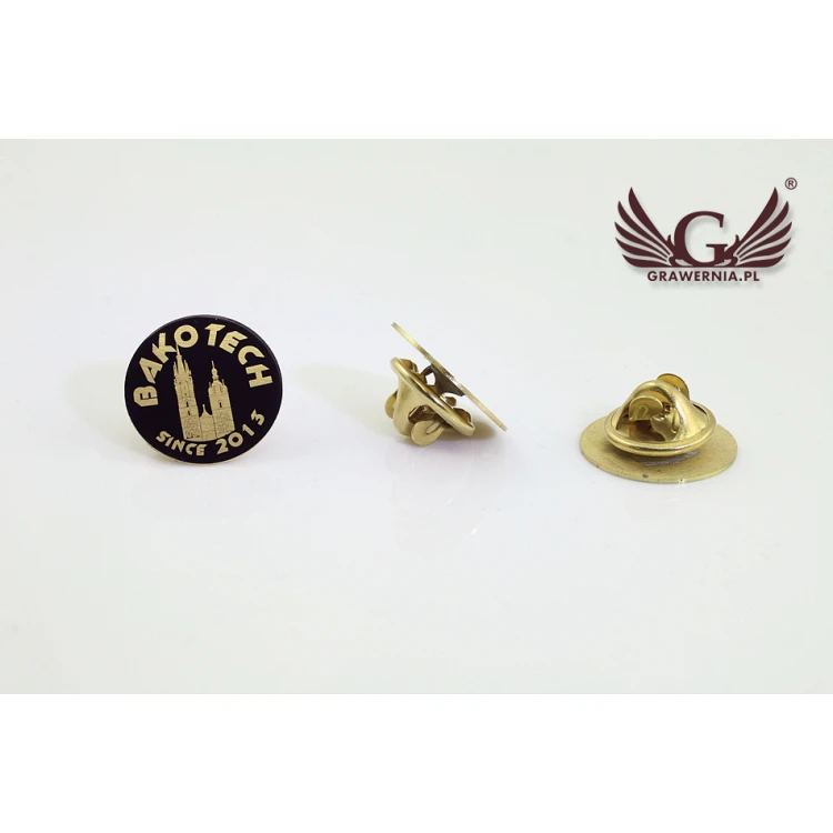 Pinsy metalowe z Twoim logo - średnica: 17mm - PS022