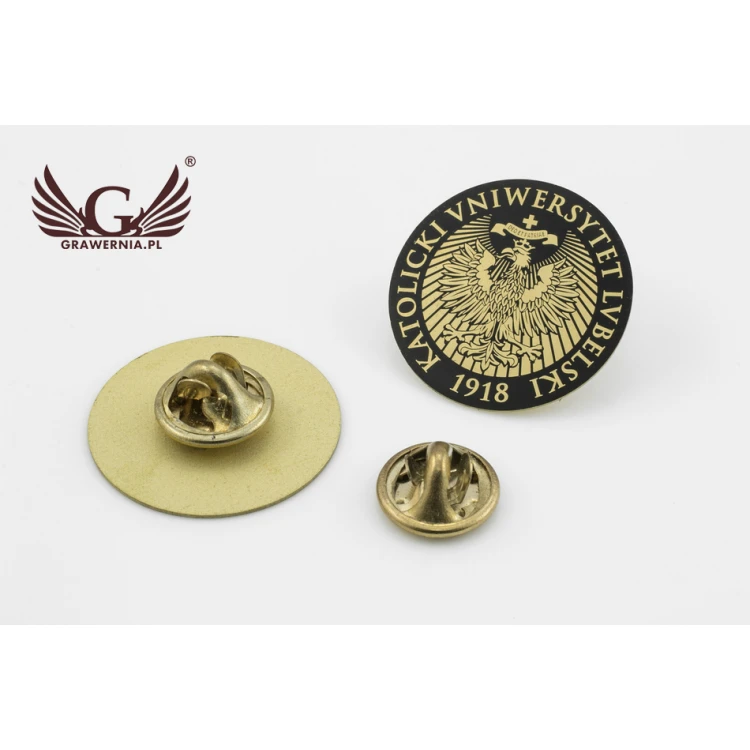 Pinsy metalowe z Twoim logo - średnica: 25mm - PS021