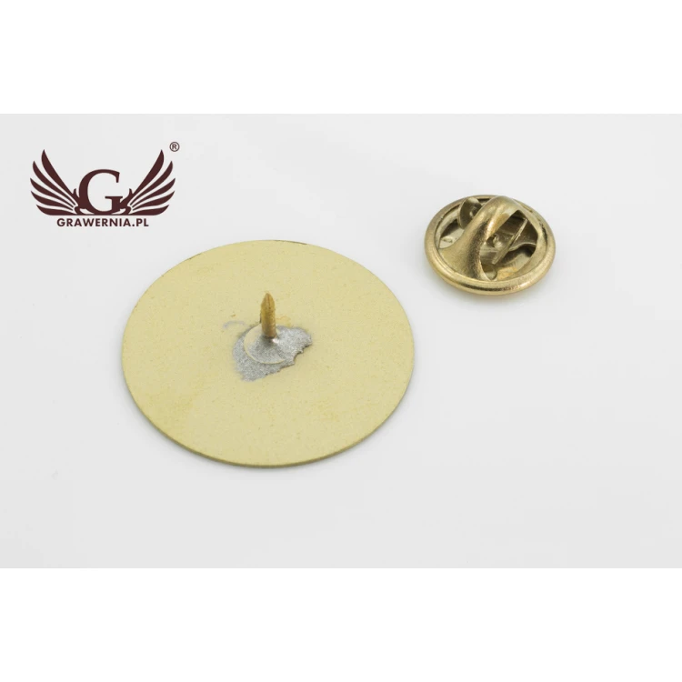 Pinsy metalowe z Twoim logo - średnica: 25mm - PS021
