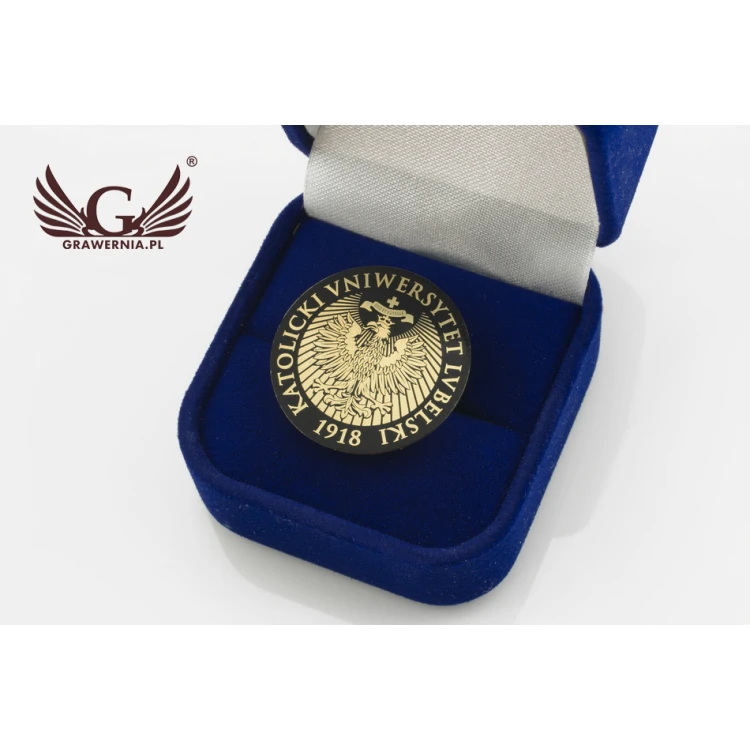 Pinsy metalowe z Twoim logo - średnica: 25mm - PS021