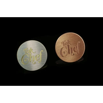 Pinsy metalowe z Twoim logo - średnica: 19mm - CNC - PS019