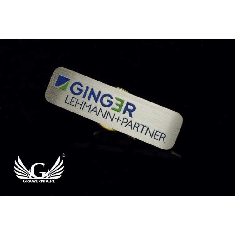 Pinsy metalowe z Twoim logo - wym. 46,7x10mm - druk UV - PS025